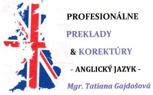 profesionálne preklady + korektúry: anglický jazyk