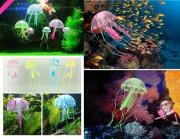 Umelá medúza - perfektná ozdoba akvária.