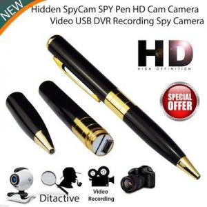 Pero so skrytou kamerou Spycam pen DVR 9141