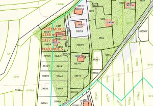Lukratívny stavebný pozemok 1286 m2 s hosp. budovou v Brezne, Starý Mazorník